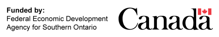 Logo, Federal Economic Development Agency for Southern Ontario.